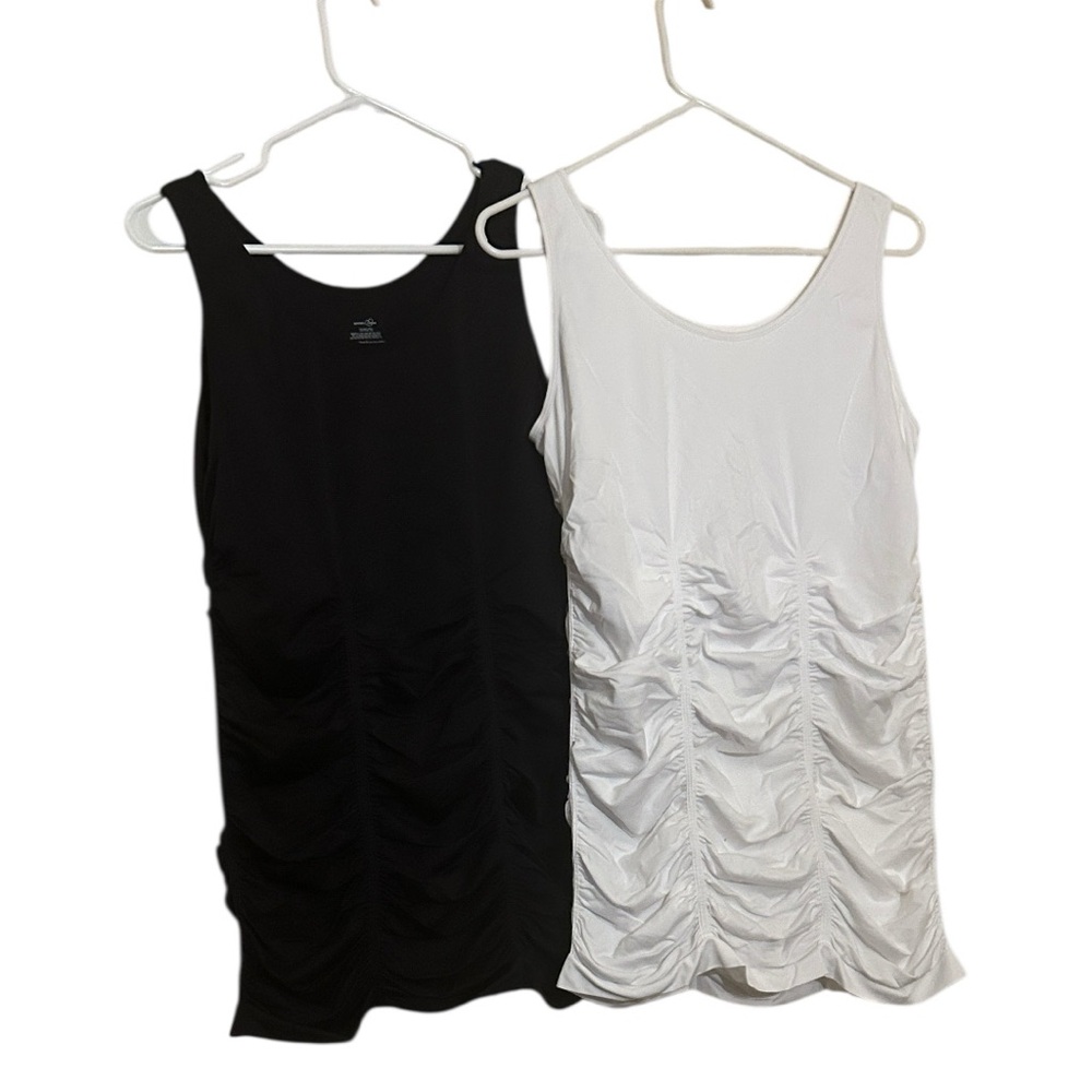 Rhonda Shear Black and White Shapewear NWOT -Sz 2X